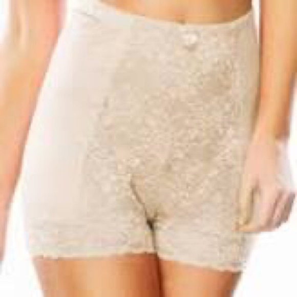 Shear Shapewear Retro Rhonda Shear Ahh Lace Control Shaper 2X Lace Trim Lolita - Picture 2 of 8